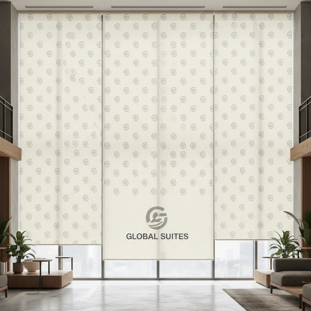 Custom Logo Print on Blinds